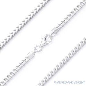 1.8mm Franco Arrow-Link Italian Chain Necklace in .925 Sterling Silver - 24"